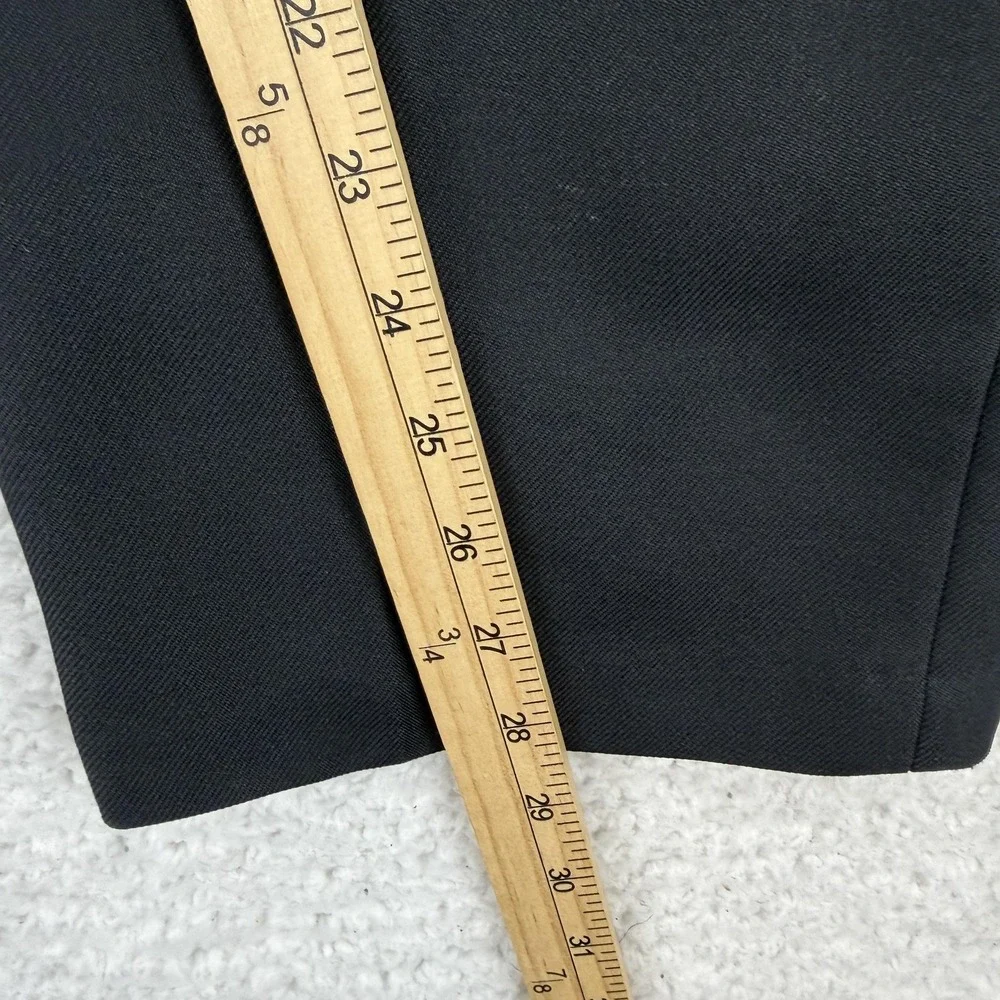 Vintage Levis Action Slacks Mens 32x28 Black Flat Front Dress Pants USA 80s